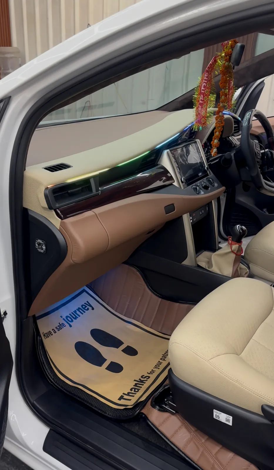 Crysta hand-finished dashboard and wood trim