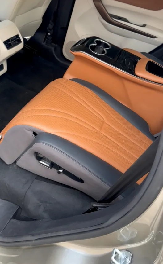 XUV 3XO rear seat and console